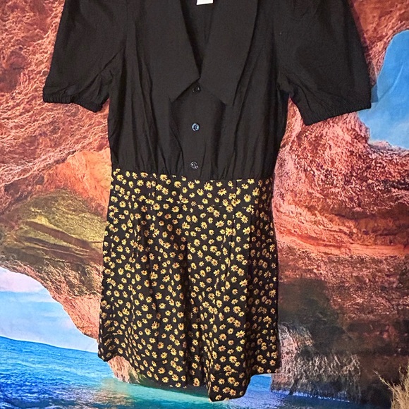 Collared Poplin Romper by We Wore What - Picture 2 of 13